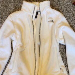 North Face fuzzy jacket